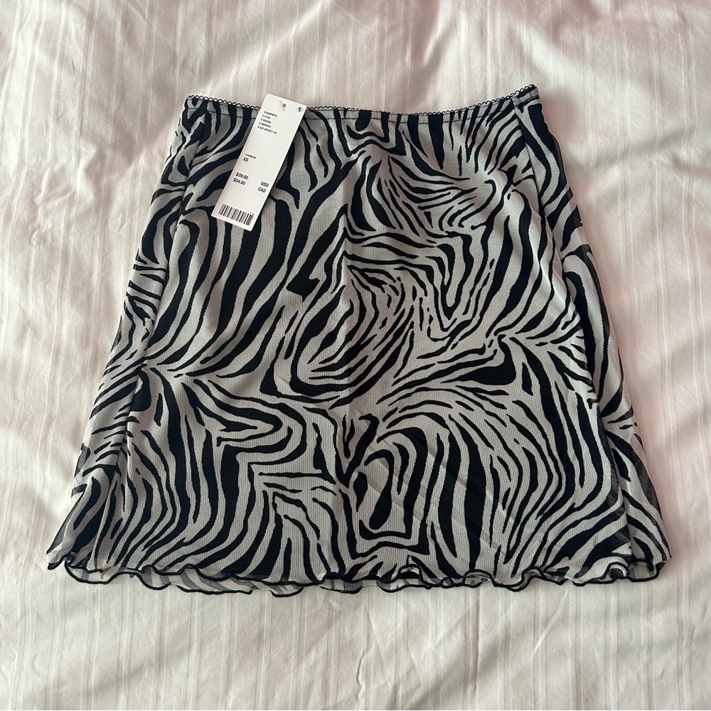 NWT urban outfitters mesh mini skirt